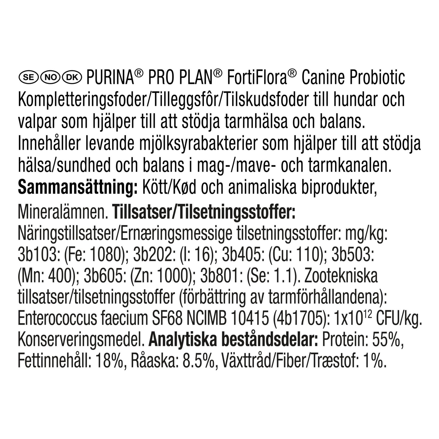 PURINA PRO PLAN FortiFlora Probiotika Komplement Hund 30 st - Handla på Gaston