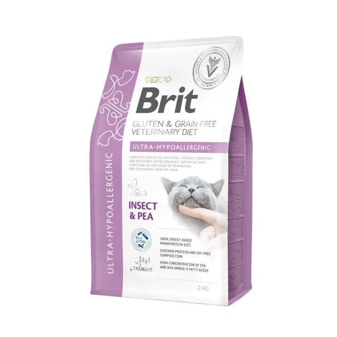 Brit GF Vet Diets Cat Ultra - hypoallergenic - Handla på Gaston