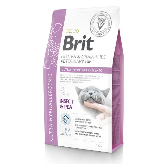Brit GF Vet Diets Cat Ultra - hypoallergenic - Handla på Gaston