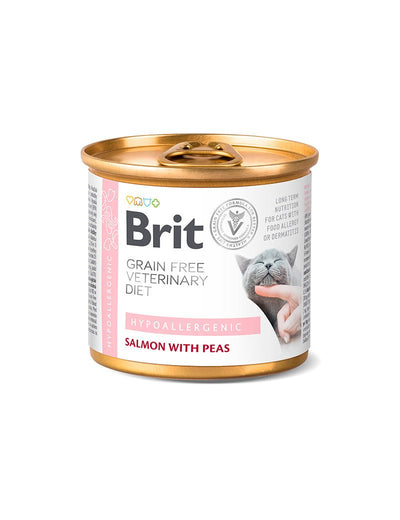 Brit GF Vet Diet Cat Cans Hypoallergenic - Handla på Gaston