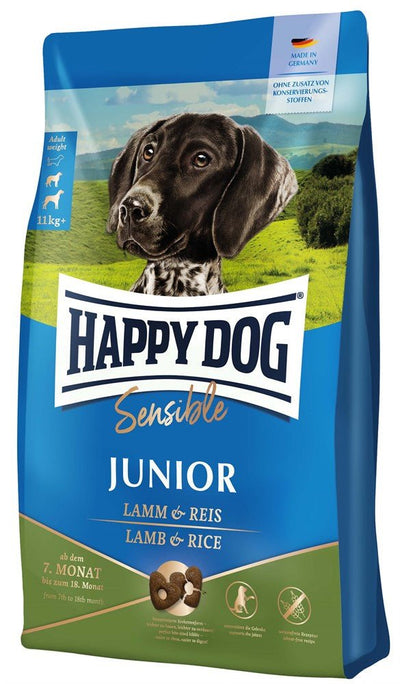 Happy Dog Sensible Junior Lamb & Rice - Handla på Gaston