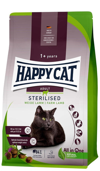 Happy Cat Adult Sterilised Farm Lamb - Handla på Gaston