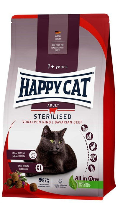 Happy Cat Adult Sterilised Bavarian Beef - Handla på Gaston