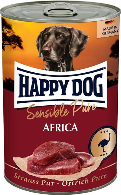 Happy Dog Can Sensible Pure Africa Ostrich - Handla på Gaston