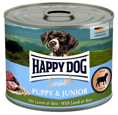 Happy Dog Can Sensible Puppy & Junior Lamb & Rice - Handla på Gaston