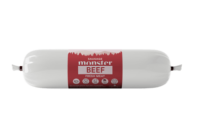 Monster Dog Sausage Beef - Handla på Gaston