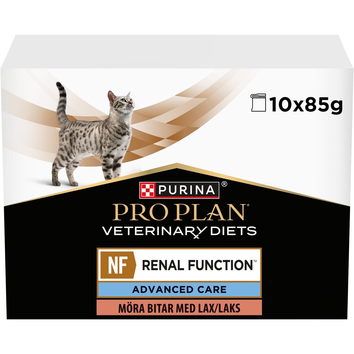 PURINA PRO PLAN VET DIETS NF Advanced Renal Function Salmon våtfoder katt 10x85g - Handla på Gaston