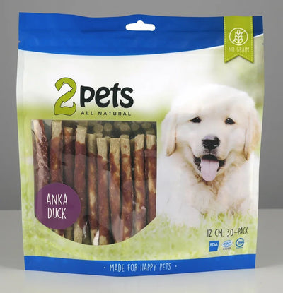 2pets Tuggpinne mald, anka 30 - pack - Handla på Gaston