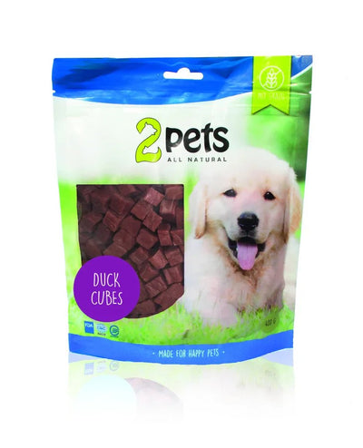 2pets Dogsnack Duck Cubes - Handla på Gaston