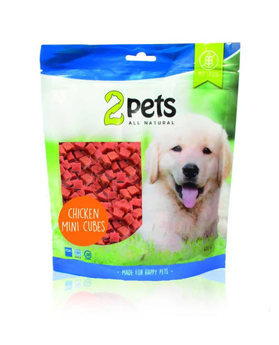 2pets Dogsnack Chicken MiniCubet - Handla på Gaston