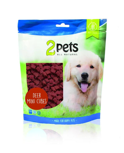 2pets Dogsnack Deer MiniCubes - Handla på Gaston