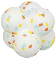 TRiXiE Light & Strong, knoppboll, EPS, Ø 8 cm, vit/flerfärgad