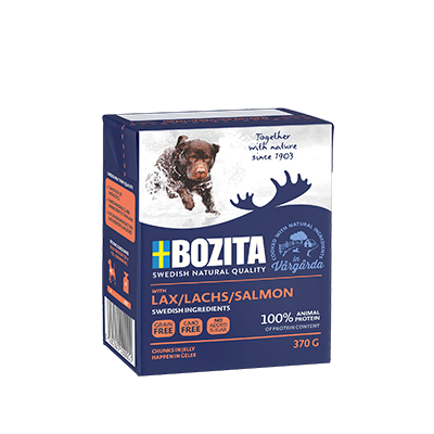 Bozita Bitar i gelé med lax - Handla på Gaston