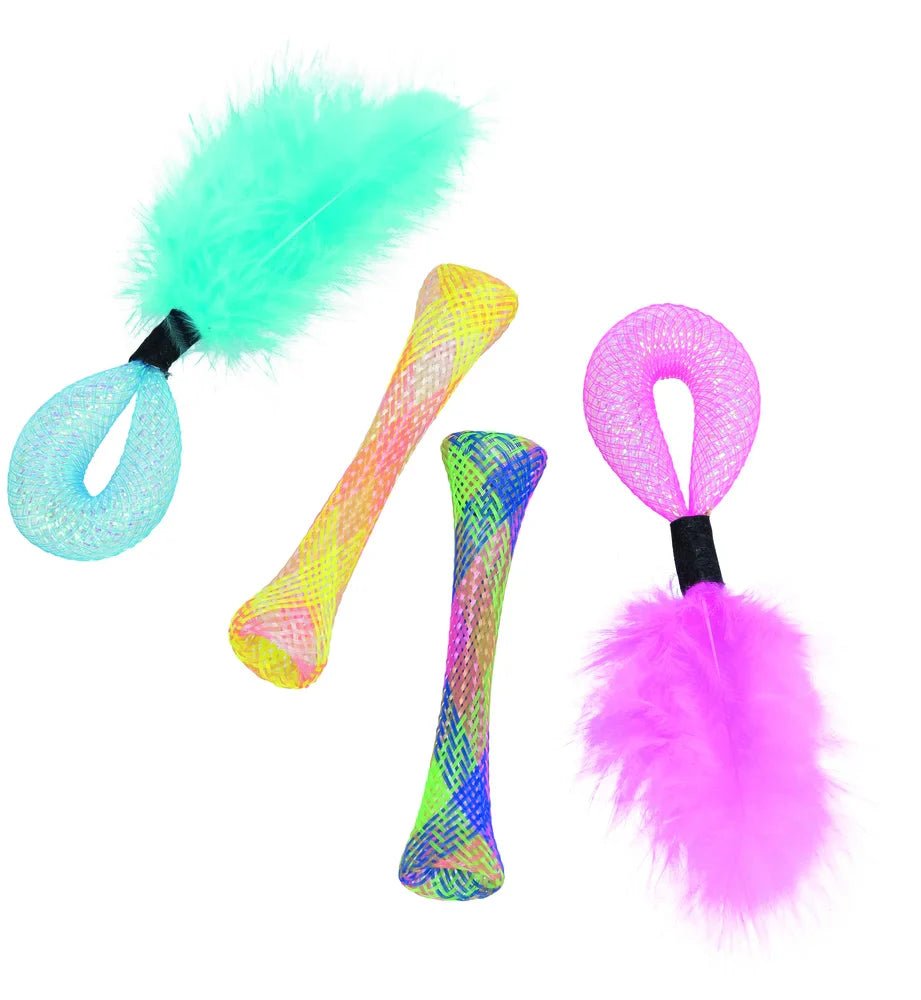 Kattlekset Bounce, upp till 15 cm, 4 - pack - Handla på Gaston