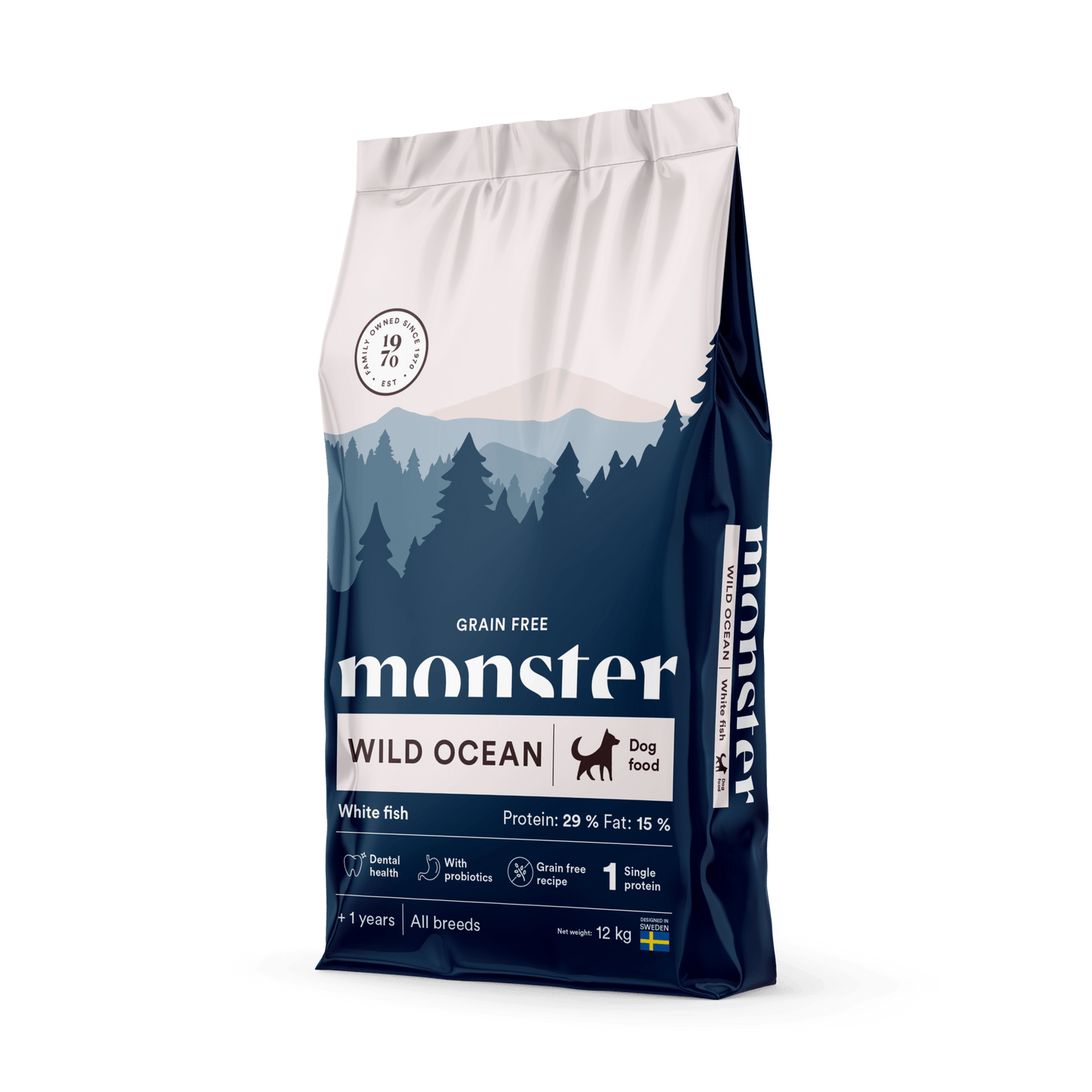 Monster Dog Grain Free Wild Ocean Sensitive - Handla på Gaston