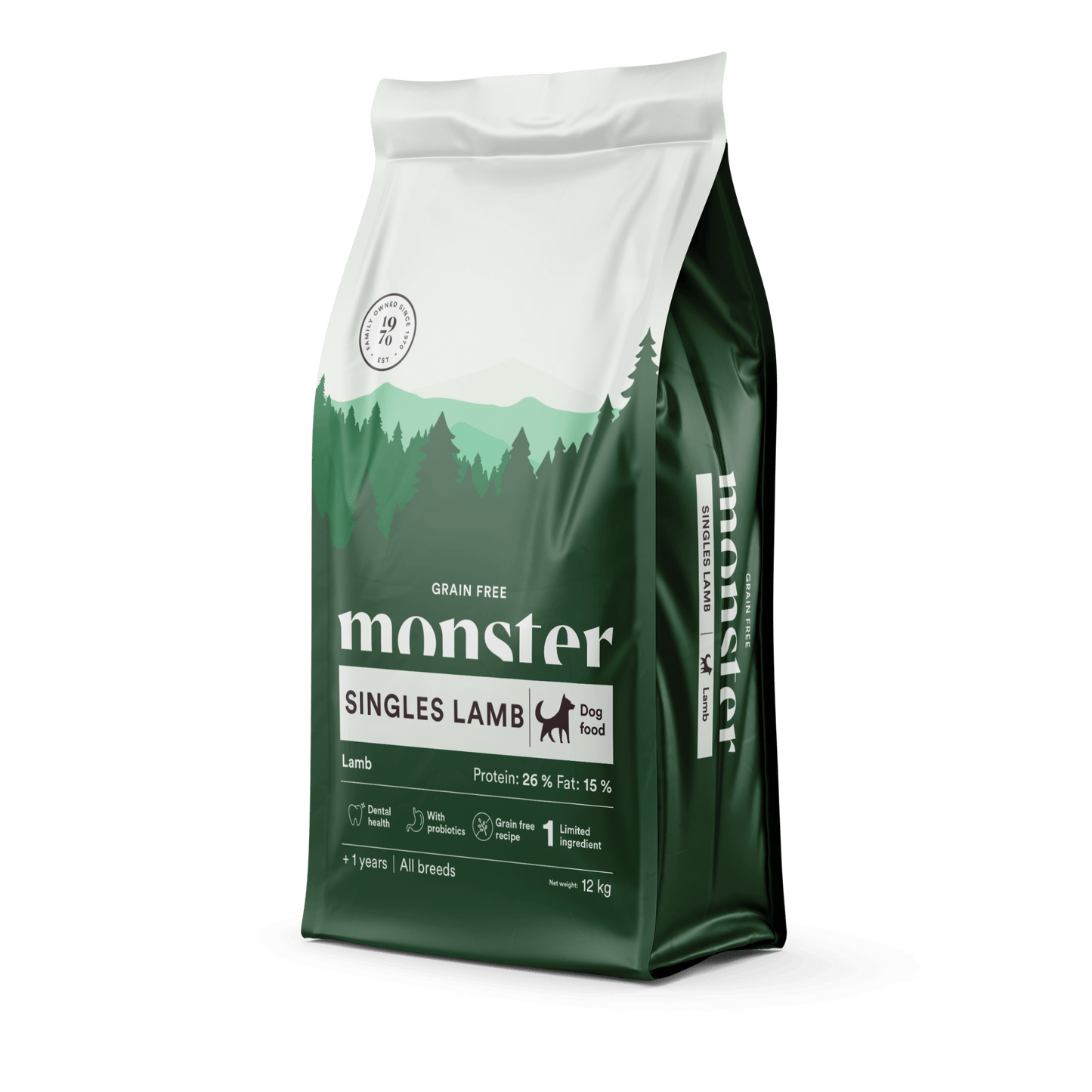 Monster Dog Grain Free Singles Lamb - Handla på Gaston