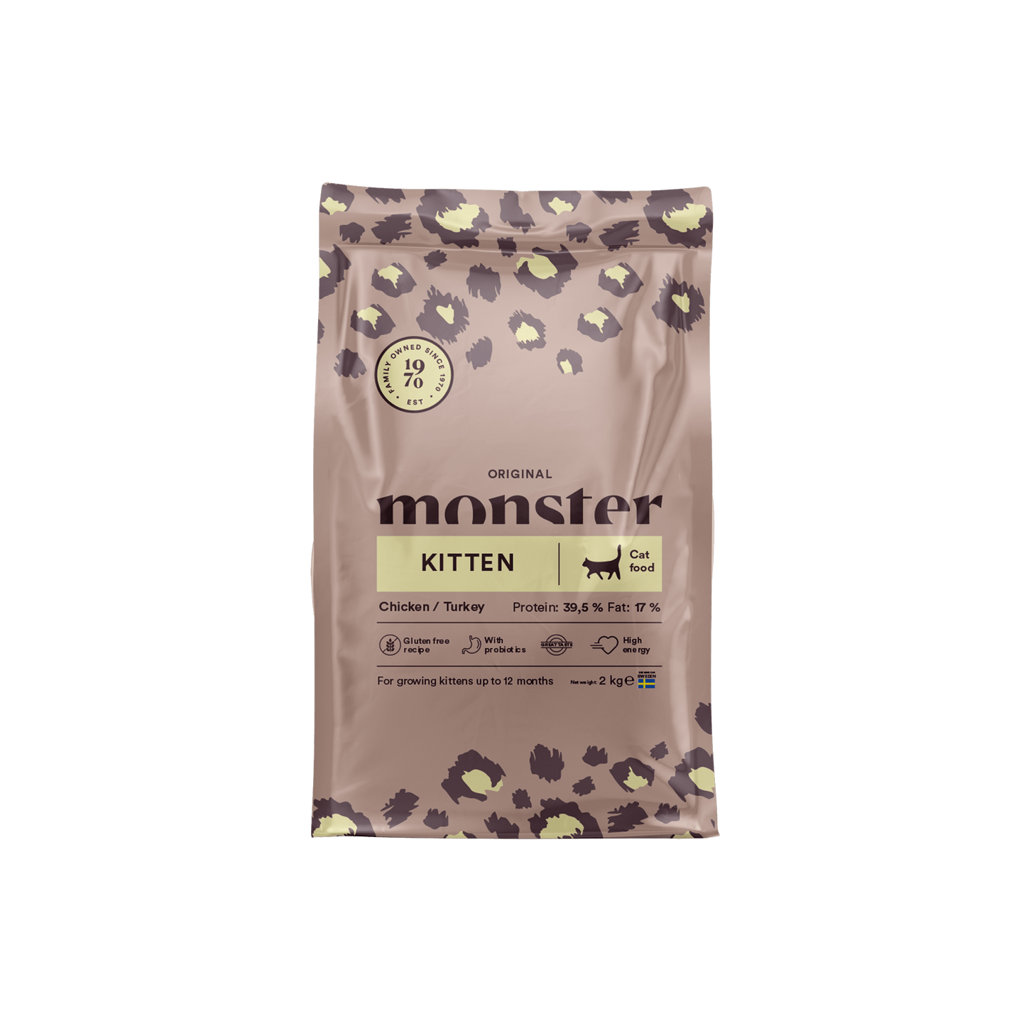 Monster Cat Original Kitten Chicken/Turkey - Handla på Gaston