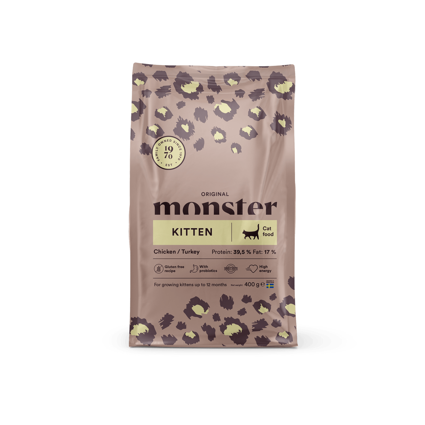 Monster Cat Original Kitten Chicken/Turkey - Handla på Gaston