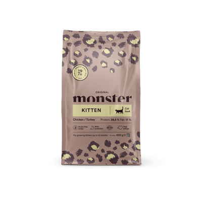 Monster Cat Original Kitten Chicken/Turkey - Handla på Gaston