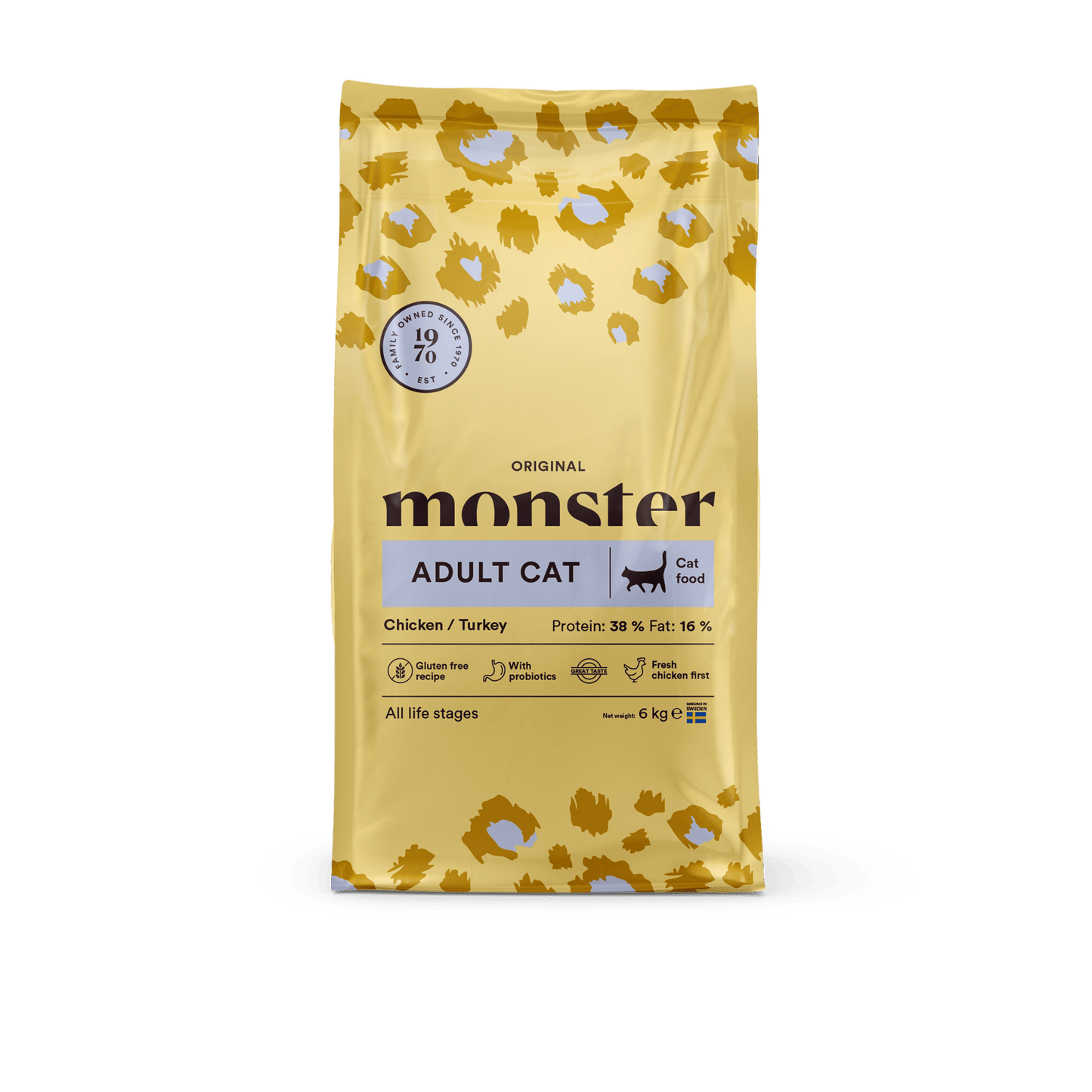 Monster Cat Original Adult Chicken/Turkey - Handla på Gaston