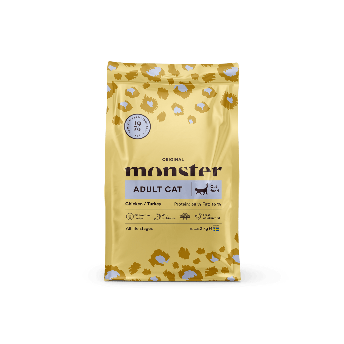 Monster Cat Original Adult Chicken/Turkey - Handla på Gaston