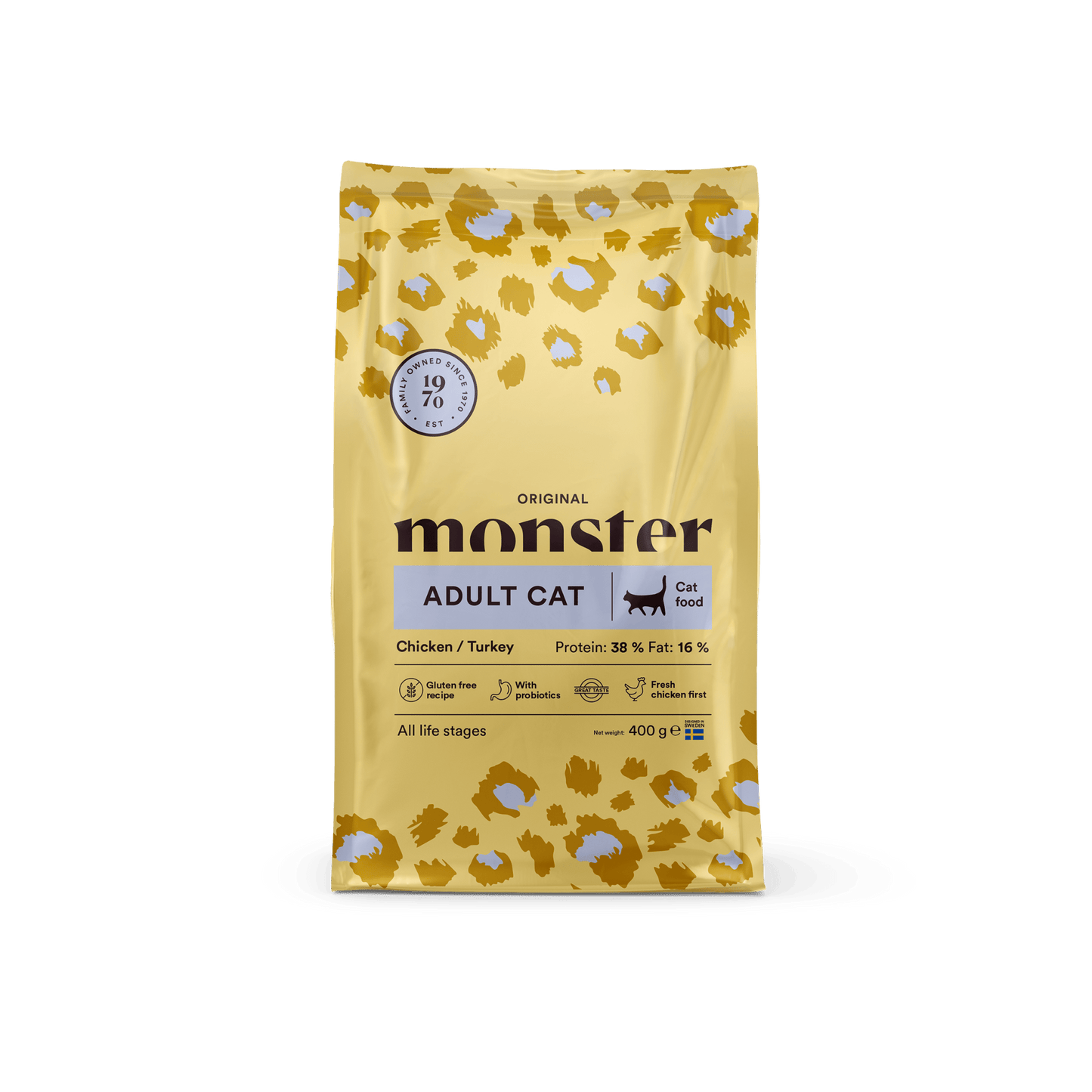 Monster Cat Original Adult Chicken/Turkey - Handla på Gaston