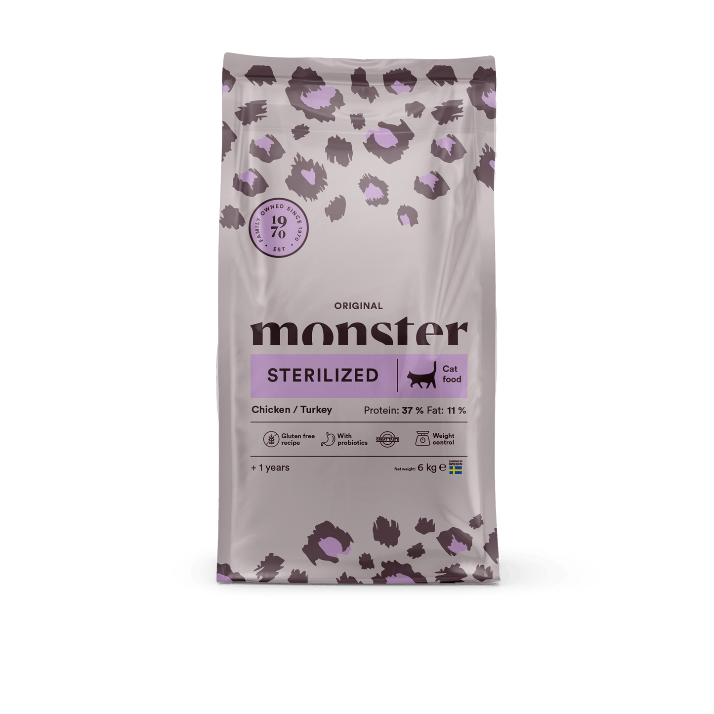 Monster Cat Original Sterilized Chicken/Turkey - Handla på Gaston