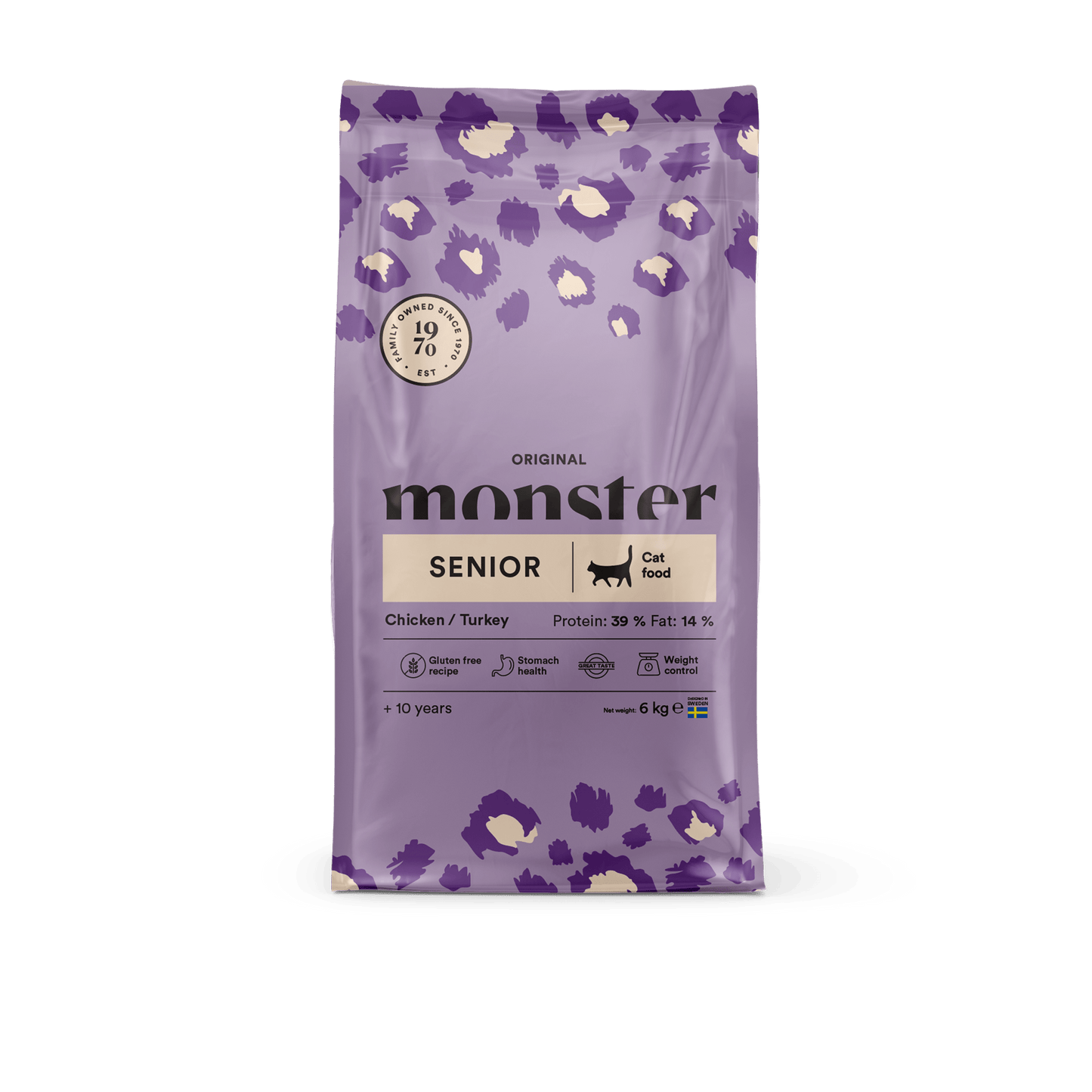 Monster Cat Original Senior Chicken/Turkey - Handla på Gaston