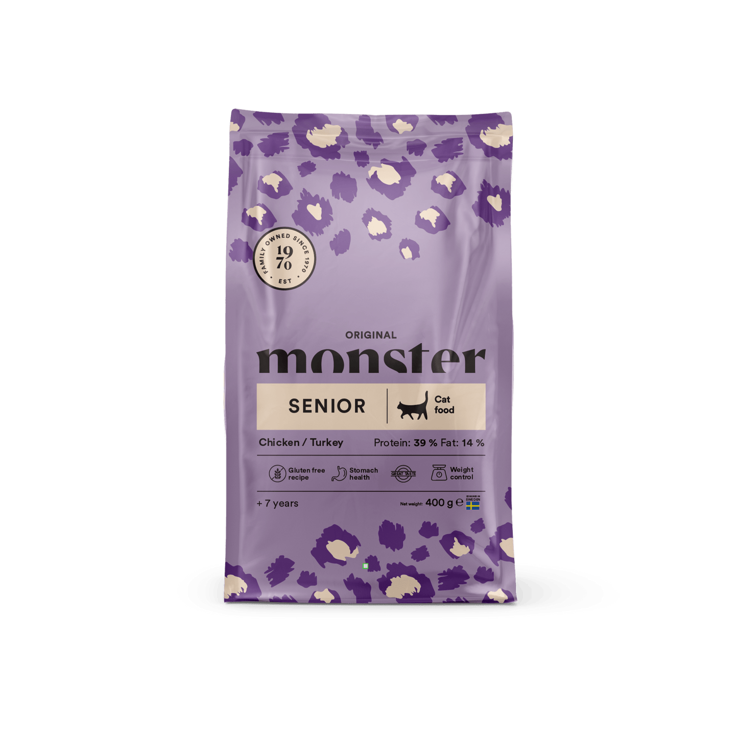 Monster Cat Original Senior Chicken/Turkey - Handla på Gaston