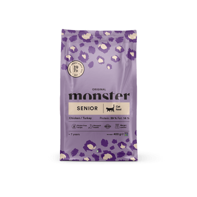 Monster Cat Original Senior Chicken/Turkey - Handla på Gaston