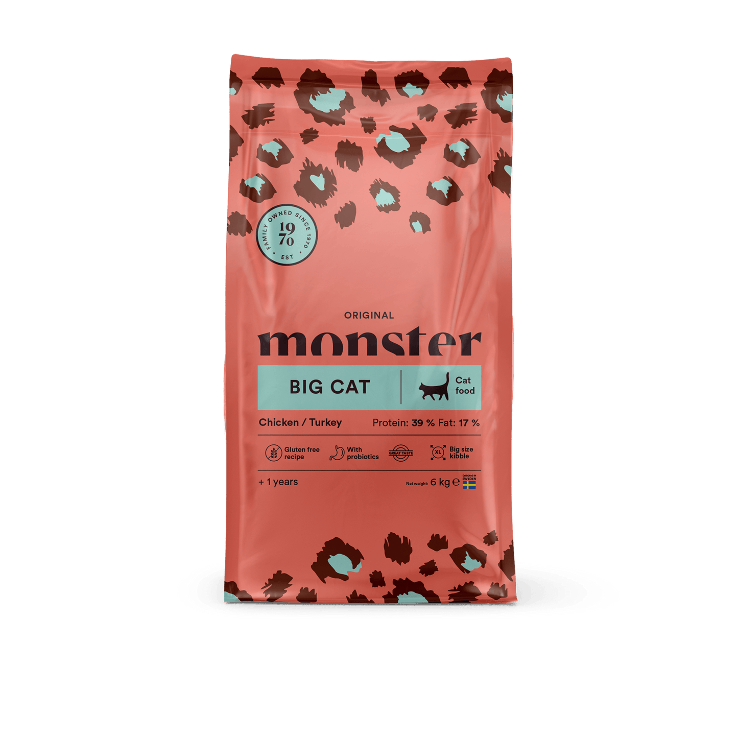 Monster Cat Original Big Cat Chicken/Turkey - Handla på Gaston