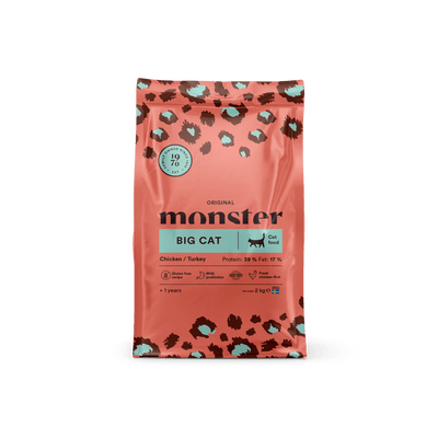 Monster Cat Original Big Cat Chicken/Turkey - Handla på Gaston