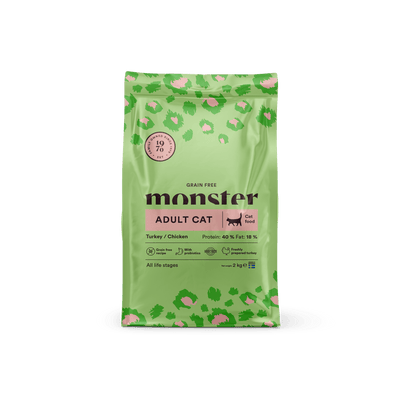 Monster Cat Grain Free Adult Turkey/Chicken - Handla på Gaston