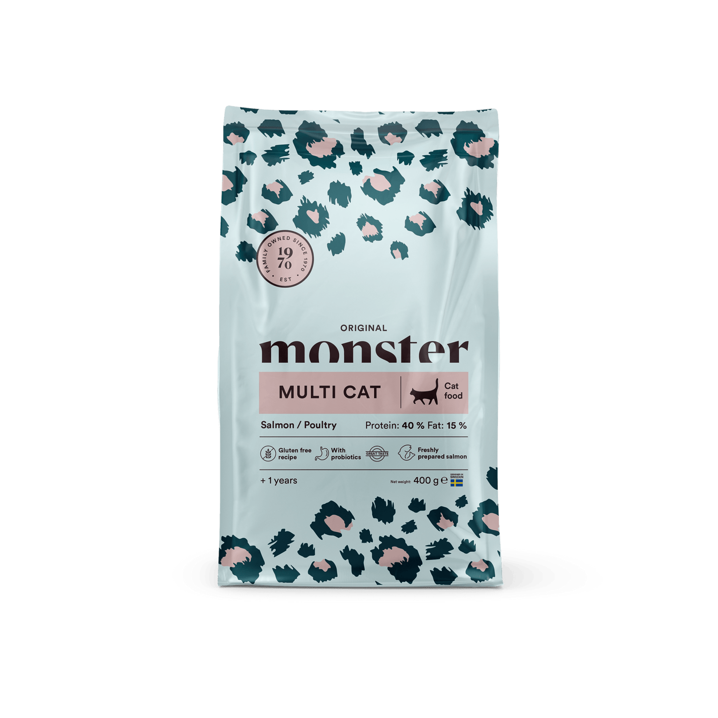 Monster Cat Original Multicat Salmon/Poultry - Handla på Gaston
