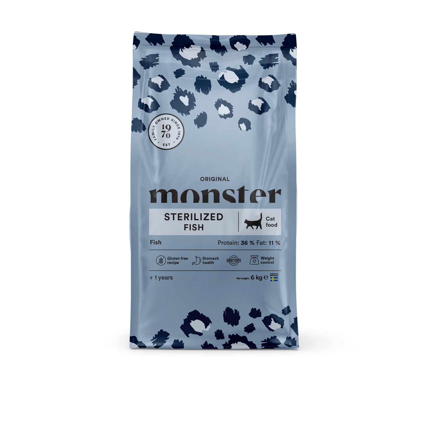 Monster Cat Original Sterilized Fish - Handla på Gaston