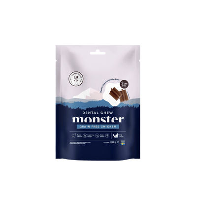 Monster Dog Dental Bites Chicken - Handla på Gaston