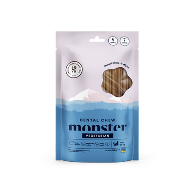 Monster Dog Dental Chew Vegetarian Small - Handla på Gaston
