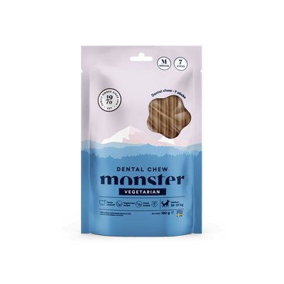 Monster Dog Dental Chew Vegetarian Medium - Handla på Gaston