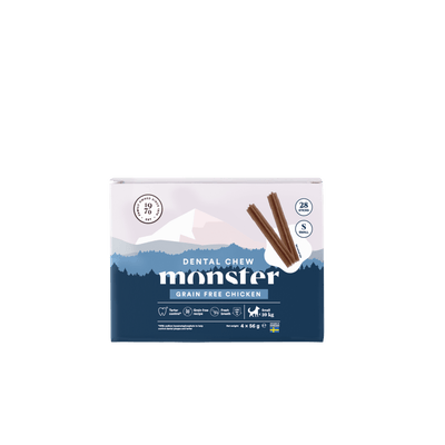 Monster Dog Dental Chew Grain Free Chicken Small - Handla på Gaston