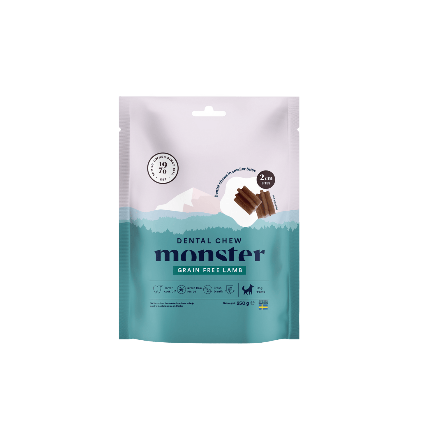 Monster Dog Dental Bites Lamb - Handla på Gaston