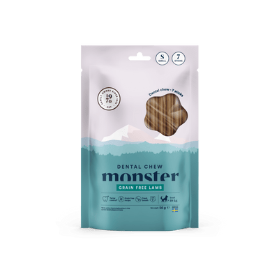Monster Dog Dental Chew Lamb Small - Handla på Gaston