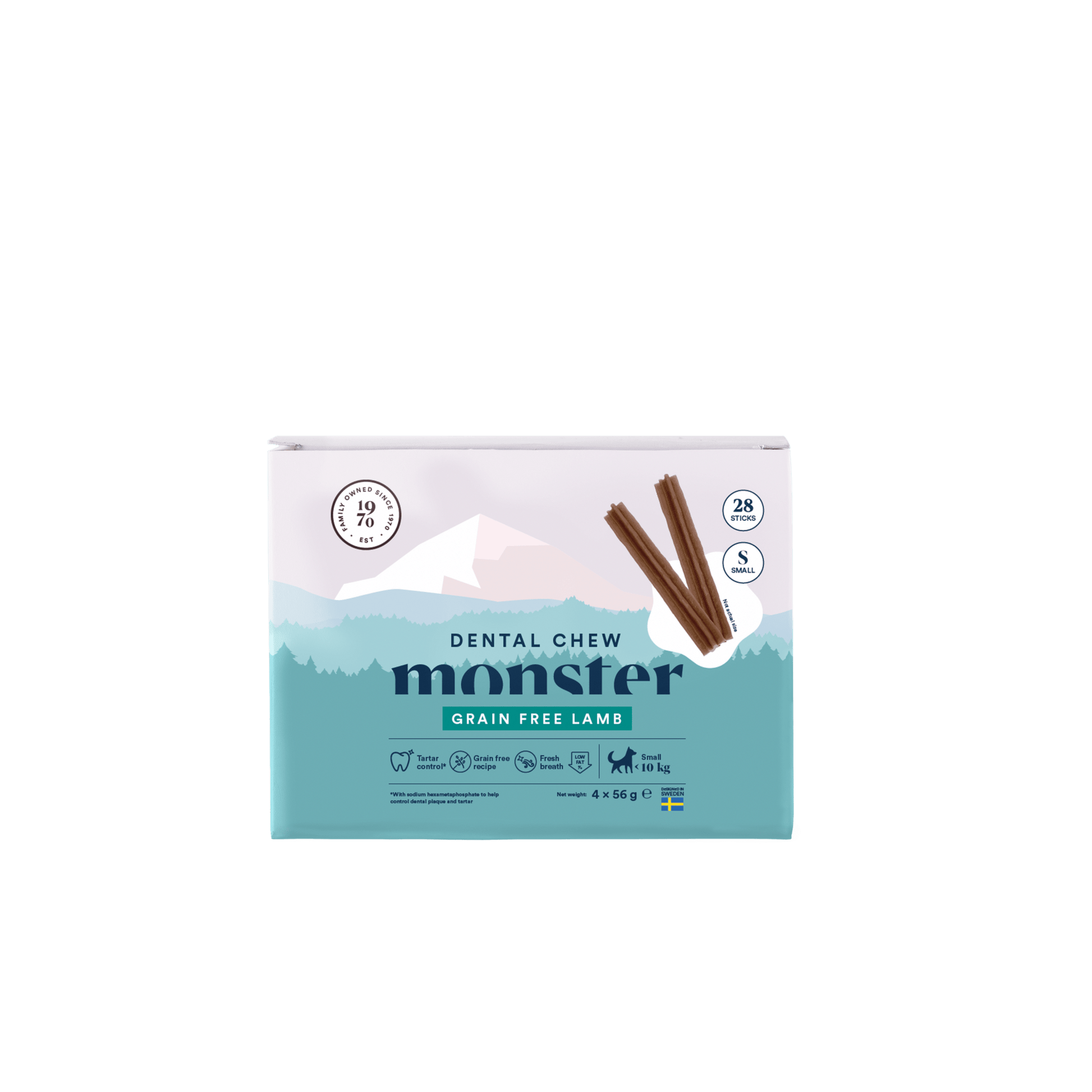 Monster Dog Dental Chew Lamb Small - Handla på Gaston