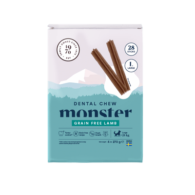 Monster Dog Dental Chew Lamb Large - Handla på Gaston