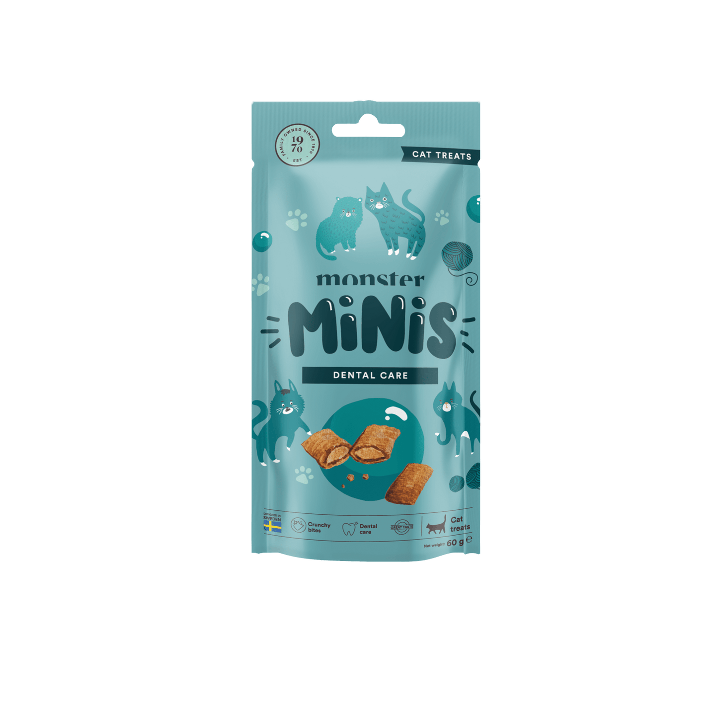 Monster Cat Minis treats Dental Care - Handla på Gaston