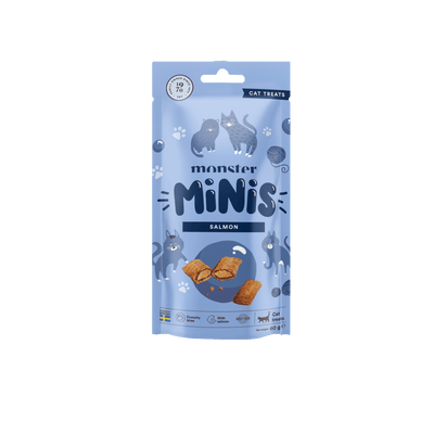 Monster Cat Minis treats Salmon - Handla på Gaston