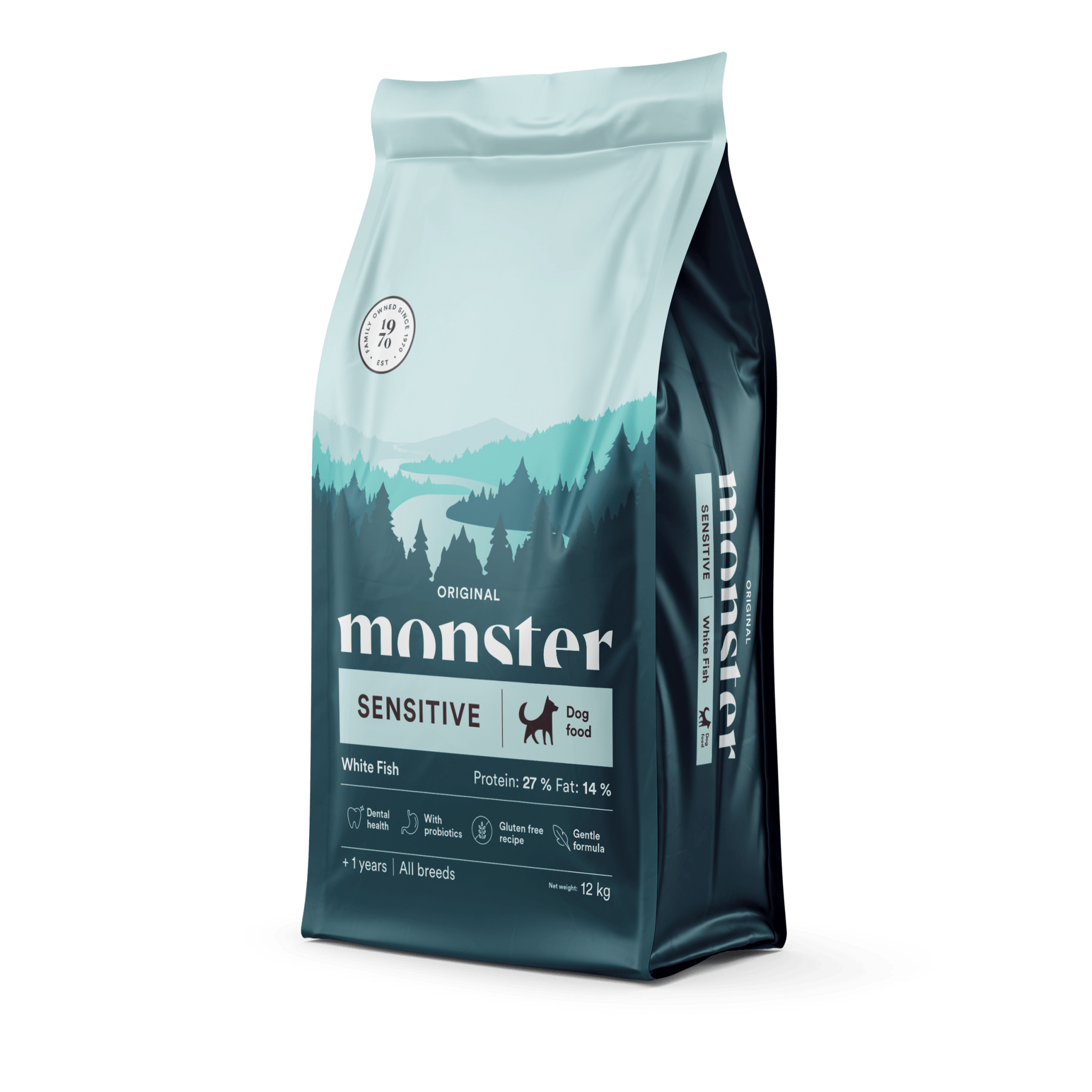 Monster Dog Original Sensitive White Fish - Handla på Gaston