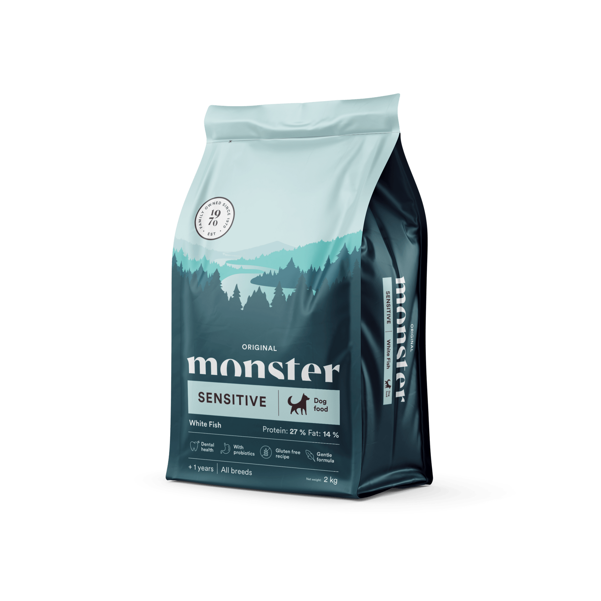 Monster Dog Original Sensitive White Fish - Handla på Gaston