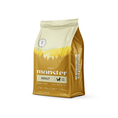 Monster Dog Original Adult Chicken/Turkey - Handla på Gaston