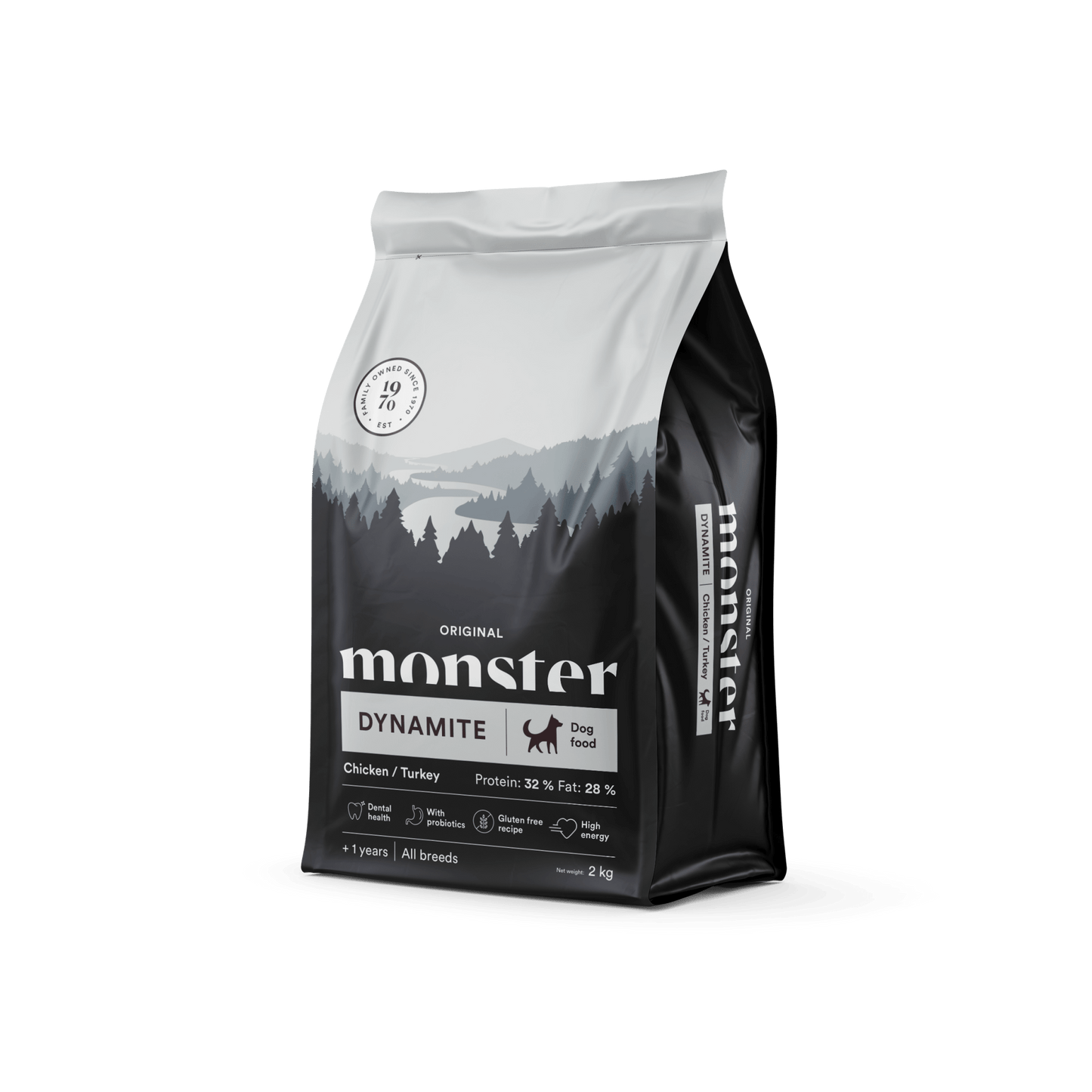 Monster Dog Original Dynamite Chicken/Turkey - Handla på Gaston