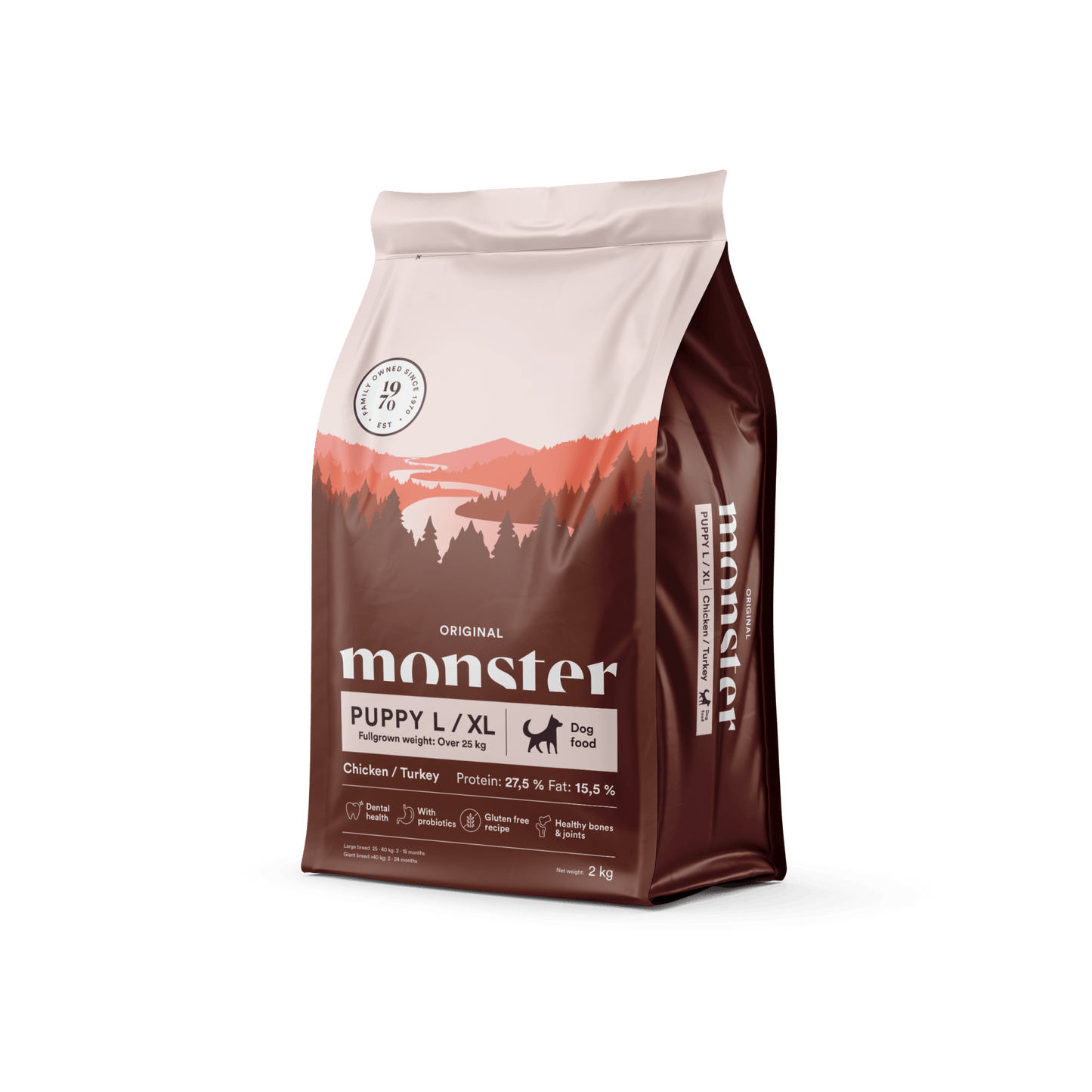 Monster Dog Original Puppy L/ XL Chicken/Turkey - Handla på Gaston